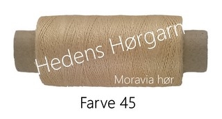 Moravia Hør 50/4 farve 45 Lys gul